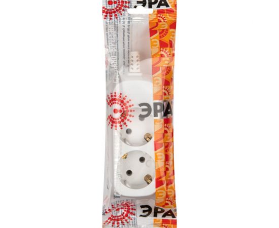 Колодка ЭРА KX-2e 2 розетки, с зазeмлением Б0028339 – изображение 4