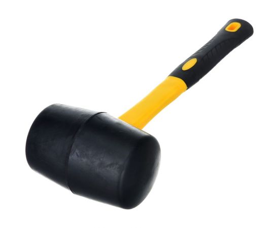 Резиновый молоток (киянка) HARDY 75 мм, ручка 2K, черный 2028-920075 – изображение 5