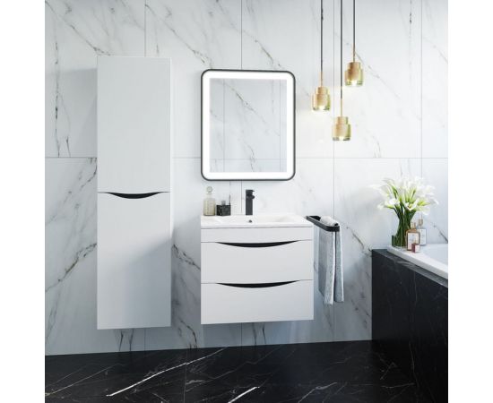 Тумба с умывальником IDDIS Cloud подвесная, 80 см, белая CLO80W0i95K – изображение 6