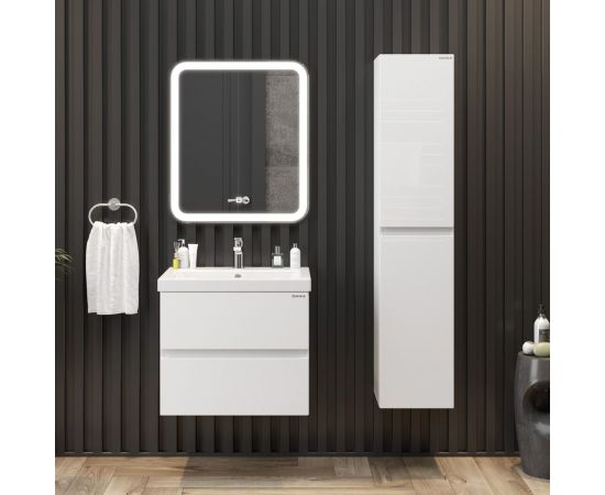 Тумба с раковиной Onika эвада 70 подвесная, белая (ум. como 70) 107059 – изображение 7