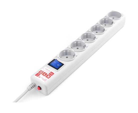 Сетевой фильтр Power Cube 1.9м 6роз серый SPG(5+1)-B-6 – изображение 9