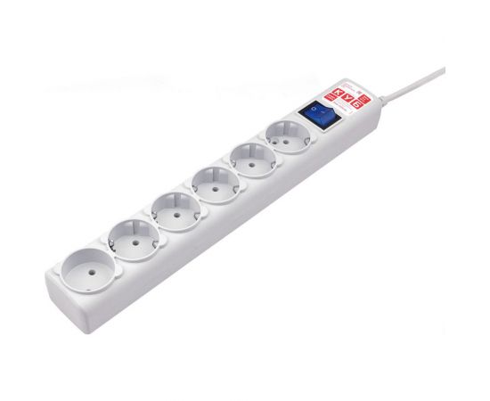 Сетевой фильтр Power Cube 1.9м 6роз серый SPG(5+1)-B-6 – изображение 10