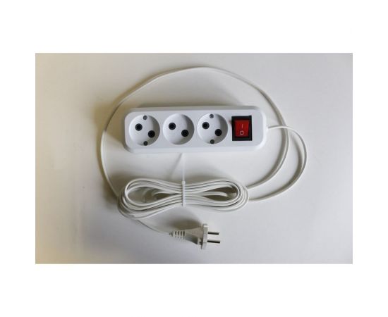 Сетевой улинитель ПЕРЕСВЕТ+ Р/С-3 с переключателем шнур-ПВС 2*1-3м 4620003921629 