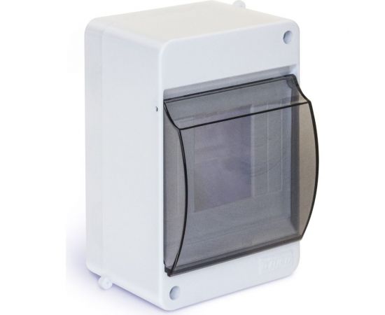 Щиток открытой проводки Рувинил Тусо на 4 модуля с вертикальной дверцей 130x87x83 мм 68104 