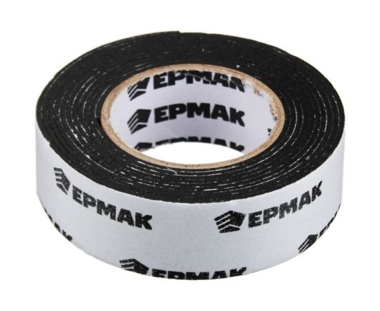 Монтажная 2-х сторонняя клеящая лента ЕРМАК для АВТО, 22 мм x 2 м, черная 472-017 