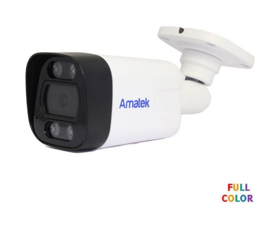 Уличная ip видеокамера Amatek Ac-is402mfsx 2.8 мм микрофон+sd+full color 7000757 
