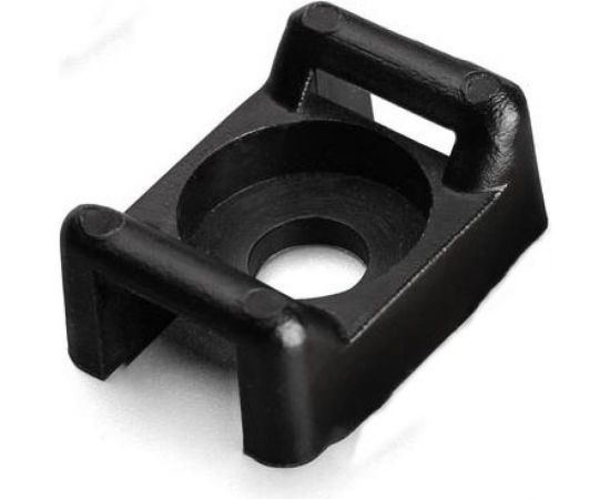 Монтажная площадка под винт Экопласт ПМО 15х10 мм, черная 47226BL 