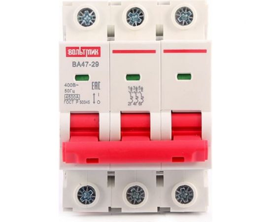 Автоматический выключатель ВТМ (S) ВА 47-29 3р 1А 4,5кА хар.В ВТМ00026595 