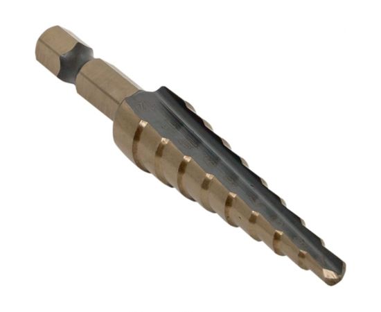 Ступенчатое сверло HSS 9 ступеней EKF ST-4-12/1 