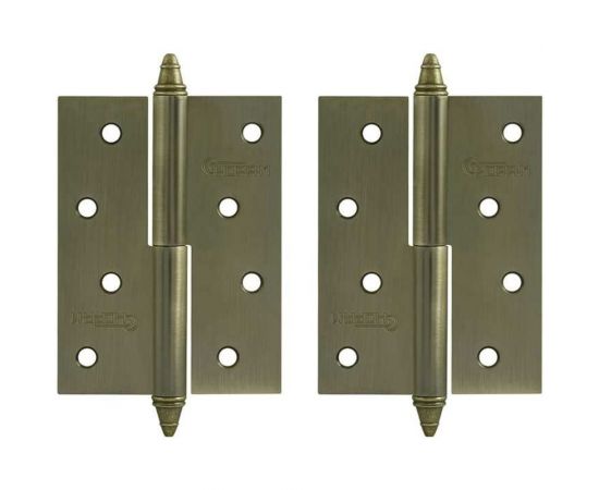 Петля НОРА-М 610-4"" AВ брон.покр. правая 2,5 мм №2 10607 