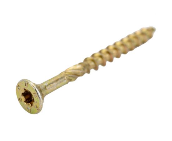 Конструкционный шуруп для дерева ЕВРОПАРТНЕР с фрезой, потайной, ж/п, Torx 15, 3,5x40 + бита, 230 шт. B3 0015 