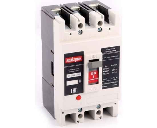 Автоматический выключатель ВТМ (S) АЕ 2066-10Б-00У3 200А ВТМ00041431 