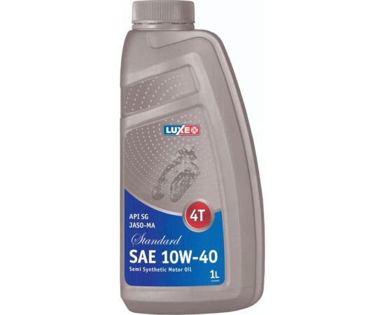 Масло для четырехтактных двигателей jaso-ma 4t 10w40 standart 1 л, п/с LUXE 123 