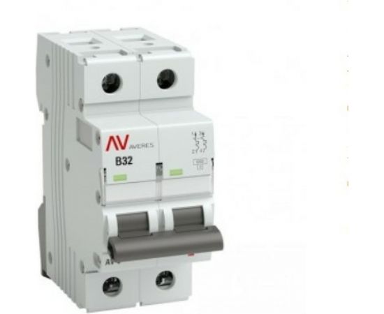 Автоматический выключатель EKF AV-6 2P 32A B 6kA AVERES SQmcb6-2-32B-av 
