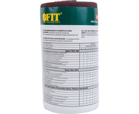 Рулон шлифовальный мини на тканевой основе (115 мм; 5 м; Р320) FIT IT 38090 – изображение 2