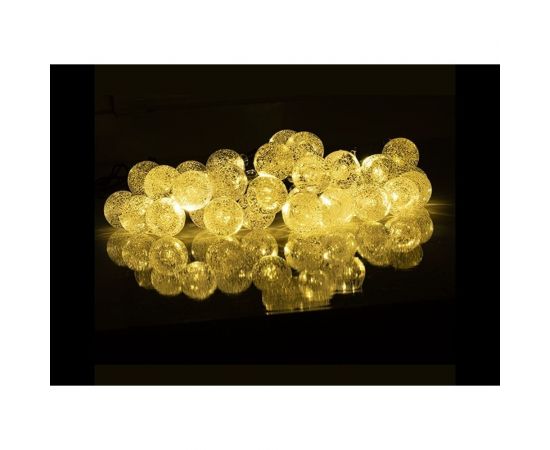 Солнечный светильник ФАZА SLR-G05-30Y гирлянда, шарики, желтый 5033368 – изображение 2