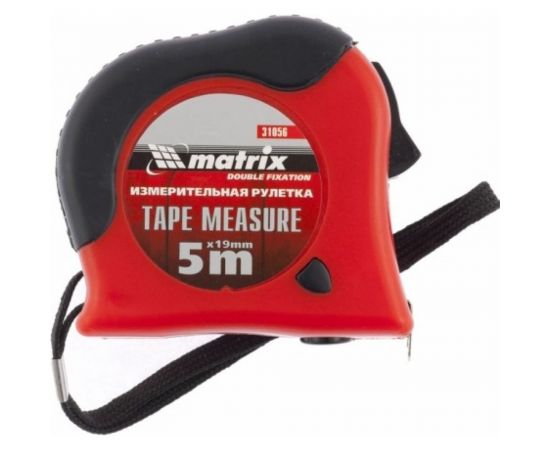 Рулетка Double fixation, 5 м х 19 мм, MATRIX 31056 – изображение 2