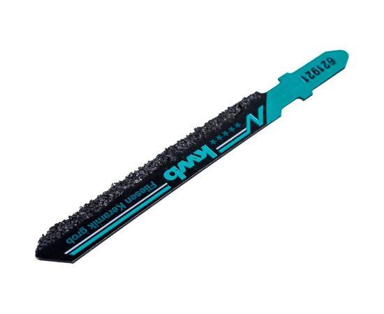 Пилка по кафелю и керамике (77 мм; S20; грубый рез) для лобзика KWB 6219-21 – изображение 2