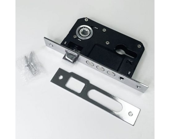 Врезной замок под евроцилиндр VETTORE 9011 SR-3R CP, хром 20309 – изображение 2