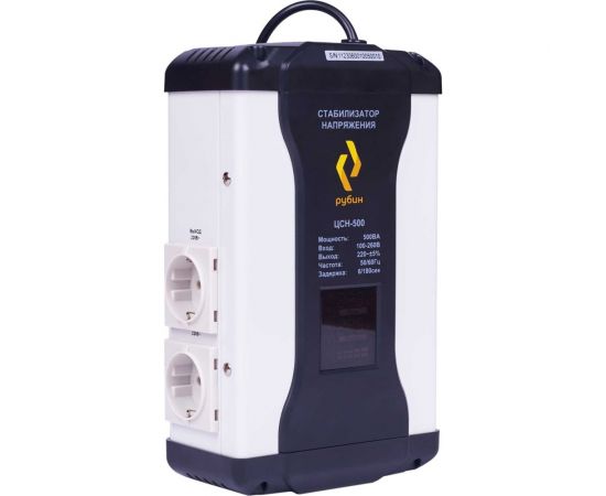 Однофазный стабилизатор напряжения Рубин ЦСН 500 (500ва) РЭ-ЦСН 500 – изображение 3