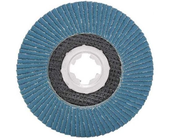 Круг лепестковый торцевой КЛТ Р80, X-lock, 125 мм, конический Альфадиск 5276 – изображение 4