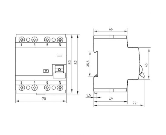 Селективное устройство защитного отключения EKF 4P 40А/300мА PROxima elcb-4-40-300S-em-pro – изображение 5