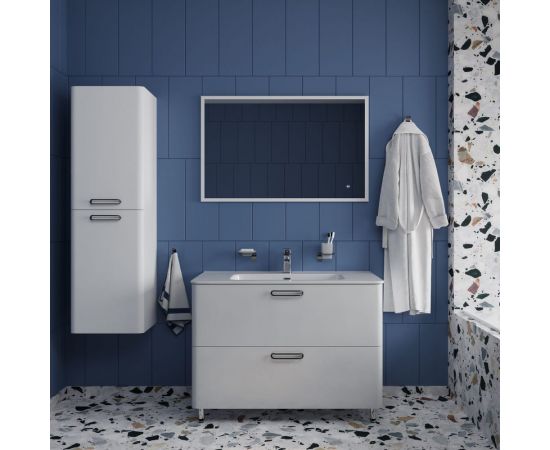 Напольная тумба с умывальником IDDIS Brick белая, 100 см BRI10WFi95K – изображение 5