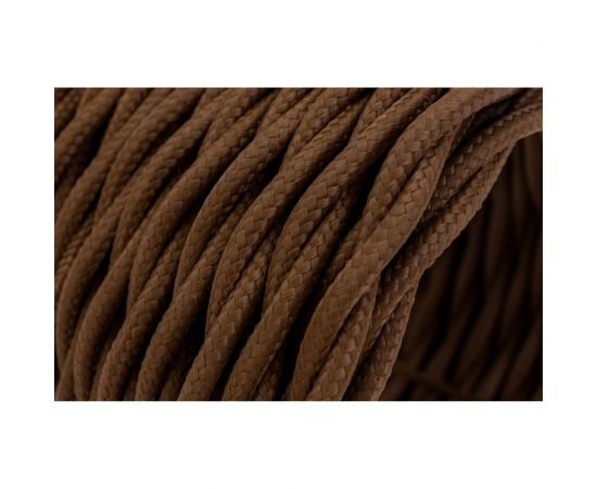 Провод Bironi 2x1,5, коричневый, матовый, 10 метров B1-424-72-10 – изображение 6