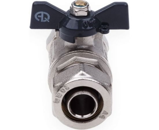 Шаровой кран для МП труб AQUALINK 16x16 B бабочка 872 – изображение 6