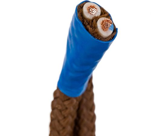 Провод Bironi 2x1,5, коричневый, матовый, 10 метров B1-424-72-10 – изображение 7