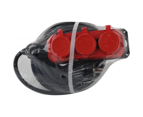 Силовой удлинитель ЭРА UK3e3x1,510mIP44(KG) с заземлением, 3 розетки, каучук, 10м, КГ 3x1,5мм2 IP44 Б0057580 – изображение 9