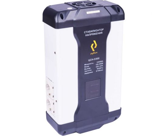 Однофазный стабилизатор напряжения Рубин ЦСН 5 000 (5000ва) РЭ-ЦСН 5000 – изображение 9