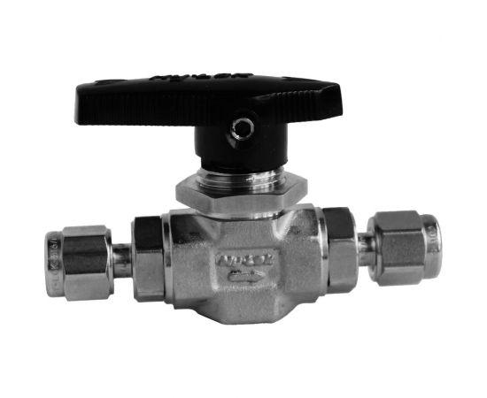 Шаровой кран Hy-Lok 102 серии, проходной, 6мм - 6мм HB1-H-6M 