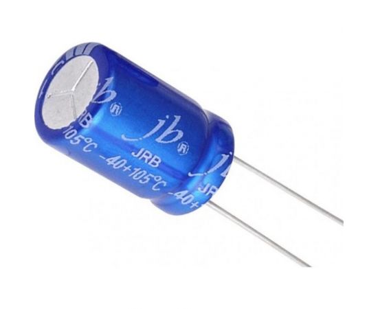Электролитический конденсатор JB Capacitors 6800мкФ, 25В, 105C, 18x35мм, JRB1E682M07501800350000B-59 