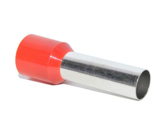 Штыревой втулочный изолированный наконечник KLR KTE 35-25 35мм2/L=25мм/Красный 1035025 