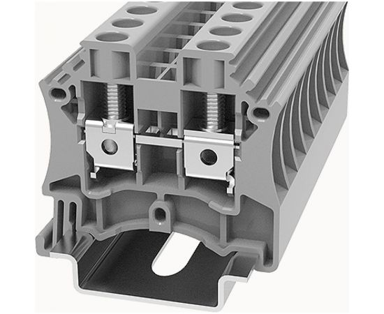 Клемма на дин-рейку DEGSON 2.5 кв.мм, винтовая, серая 100 шт DC2.5-01P-11-00Z(H) 