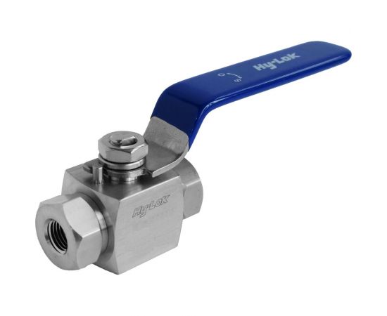 Шаровой кран Hy-Lok 105 серии из нержавеющей стали SS 316, проходной, NPT 3/8"" внутр. - NPT 3/8"" внутр H1B-F-6N-PK-ML 