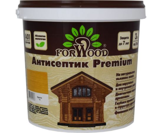 Антисептик Forwood ВДПФ-1601 орегон, 3 л 141219 