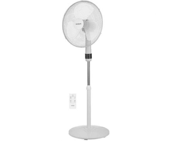 Напольный вентилятор Timberk 16"", белый, с LCD T-SF1605RC 
