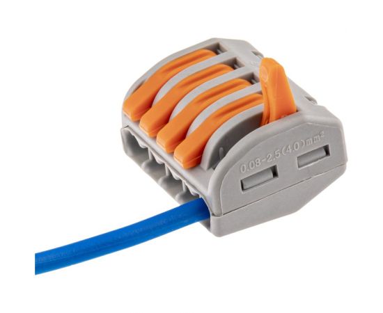 Соединительные монтажные клеммы duwi с рычажком СМК 222-415 4мм2 20 шт. 26747 8 – изображение 11