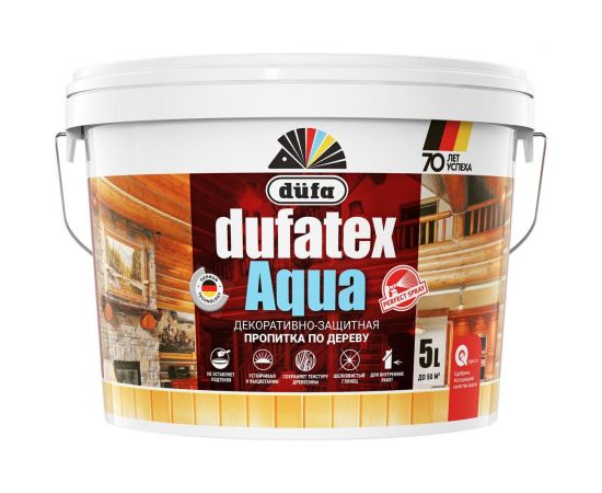 Пропитка Dufa TEX-AQUA белый, 5 л Н0000003843 – изображение 2