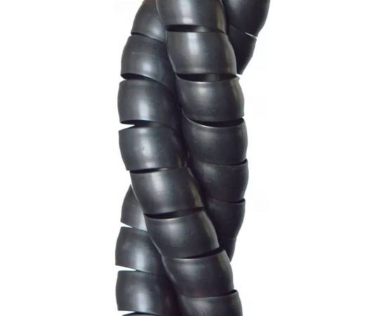 Спиральная защита PARLMU SG-32-F11-k5, полипропилен, размер 32, плоская поверхность, черная, 5 м PR0100700-5 – изображение 2