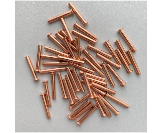 Штифт приварной без резьбы омедненный 1000 шт, D4, 10 мм ОБТЕК 4040813 – изображение 2