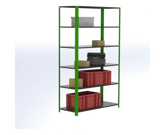 Стеллаж ООО Металекс Metalex AIR 2000x1400x600 6 полок SMAVI201460 – изображение 2