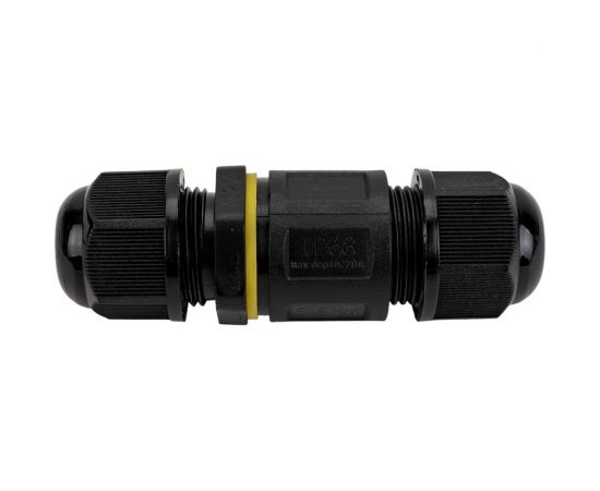 3-контактный водонепроницаемый соединитель-коннектор для проводов STEKKER LD520, черный 49113 – изображение 2