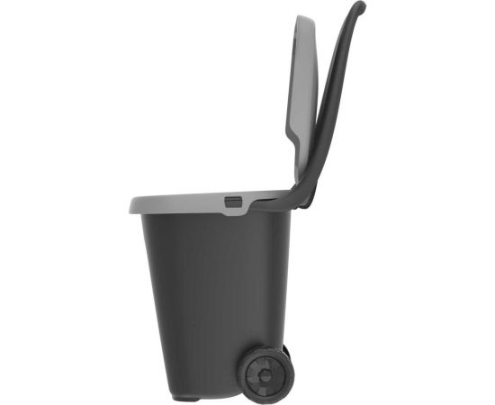 Садовая тележка с зажимом для пакета и крышкой Протэкт 38 л, 58х40х95 см, черная ТС-58/40/95 – изображение 2