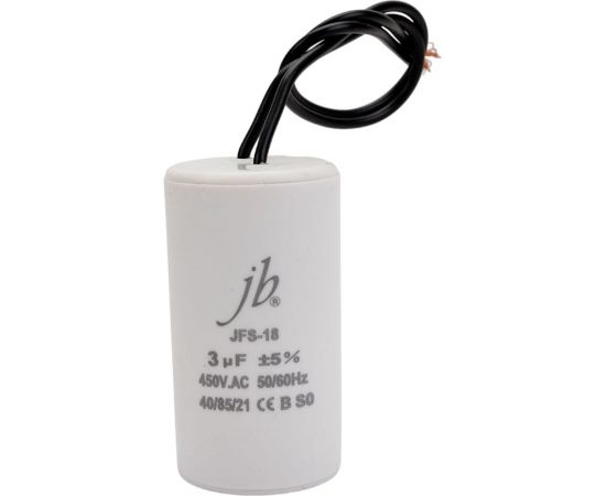 Пусковой конденсатор JB Capacitors 3 мкф, 450 В, 35x65, jfs-18 (гибкие выводы), JFS18A6305J000000B-77 – изображение 2