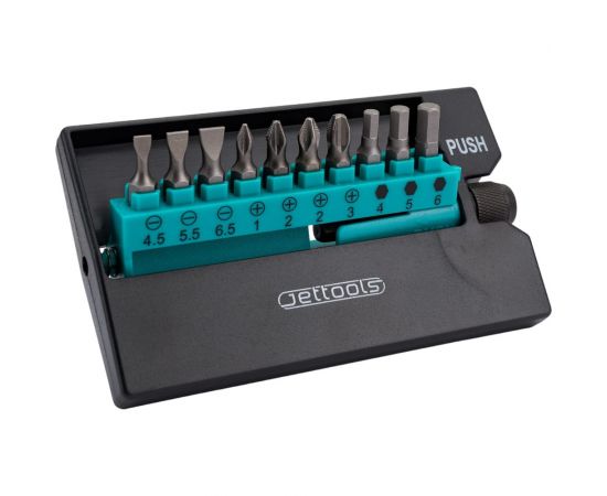 Биты в наборе с адаптером 20 шт Jettools W-5121 – изображение 3