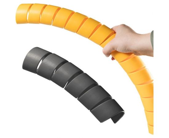 Защитная спираль для шлангов, рукавов и проводов Hydrosafe диаметр 44-65 мм, цвет черный, 25 метров HS44BLK25 – изображение 3