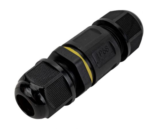 3-контактный водонепроницаемый соединитель-коннектор для проводов STEKKER LD520, черный 49113 – изображение 3